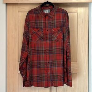 Men’s Flylow XL plaid button down